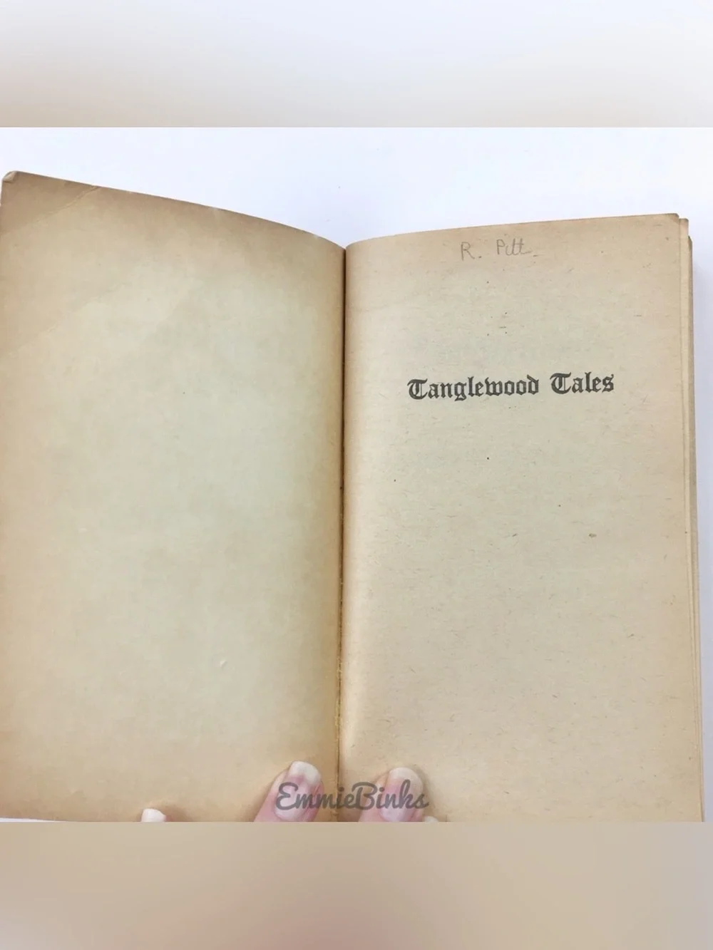 1968 Vintage Tanglewood Tales Paperback Book by Nathaniel Hawthorne Illustrated